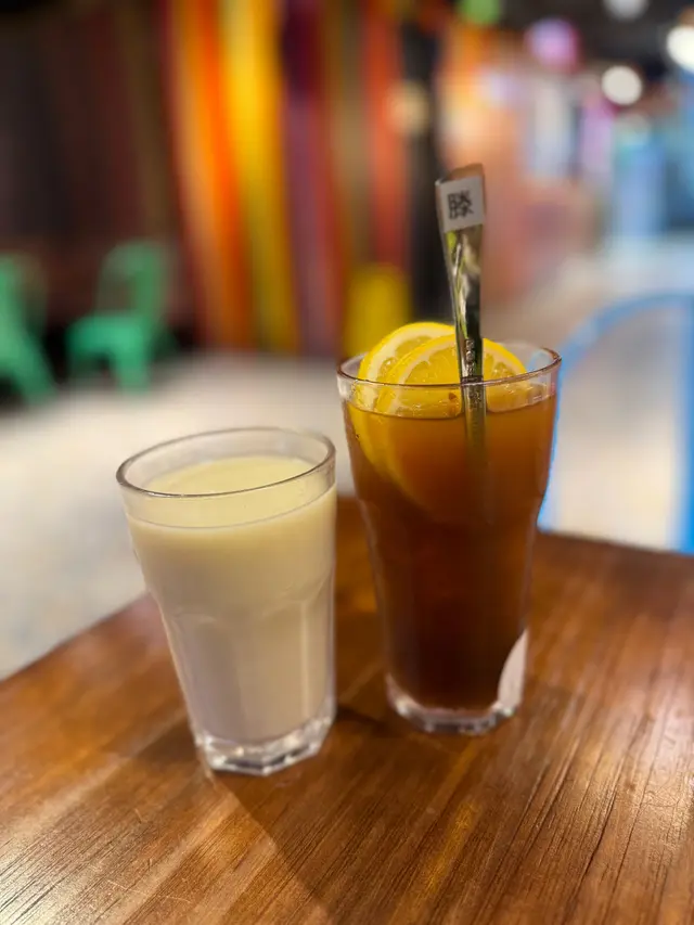 豆漿/凍檸檬茶