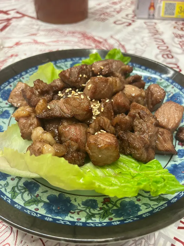 海鹽香煎雪花和牛粒