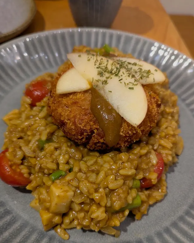 日式咖哩吉列豬扒意大利飯
