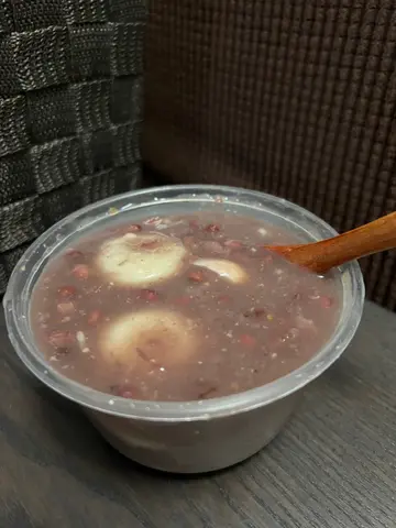 冻红豆沙+汤圆