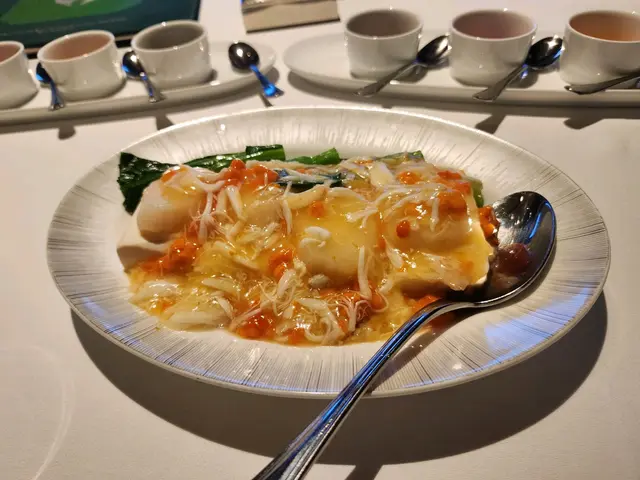 劉師傅時令精選 - 蟹皇帶子蒸豆腐