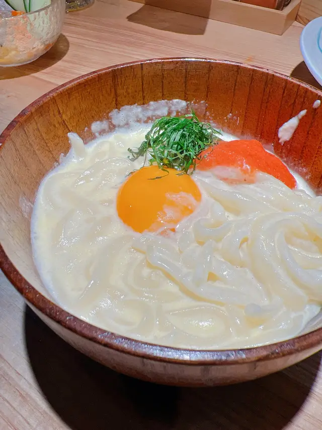 明太子忌廉烏冬