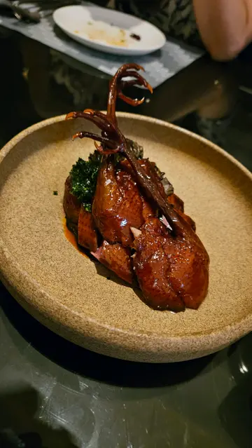 Whole smoked Pigeon