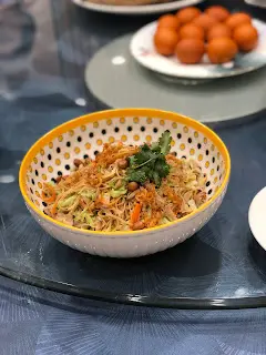 家鄉炒長壽麵線