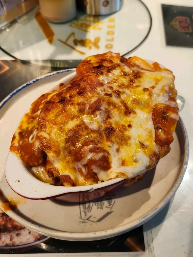 蜜桃鮮茄焗豬扒飯 $78