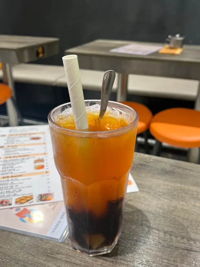 古早味冬瓜茶 +仙草（+$4）跟餐