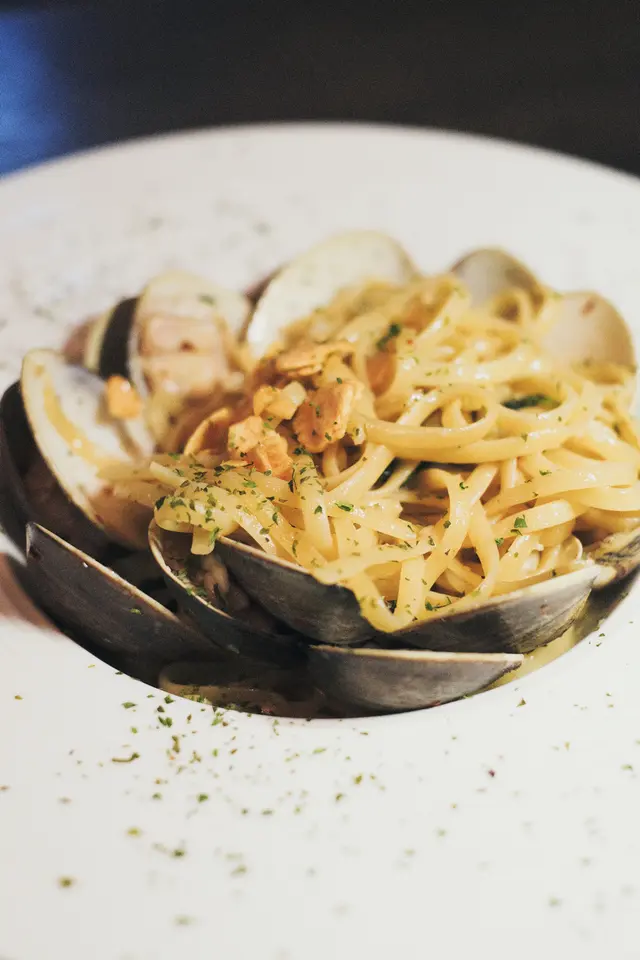 蒜香蜆肉扁意粉