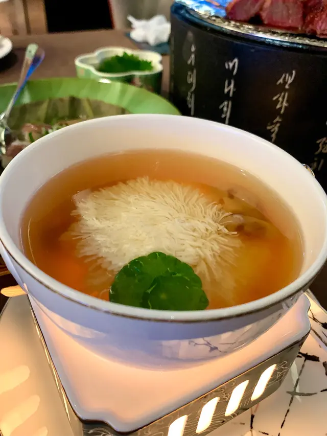 松茸菊花豆腐