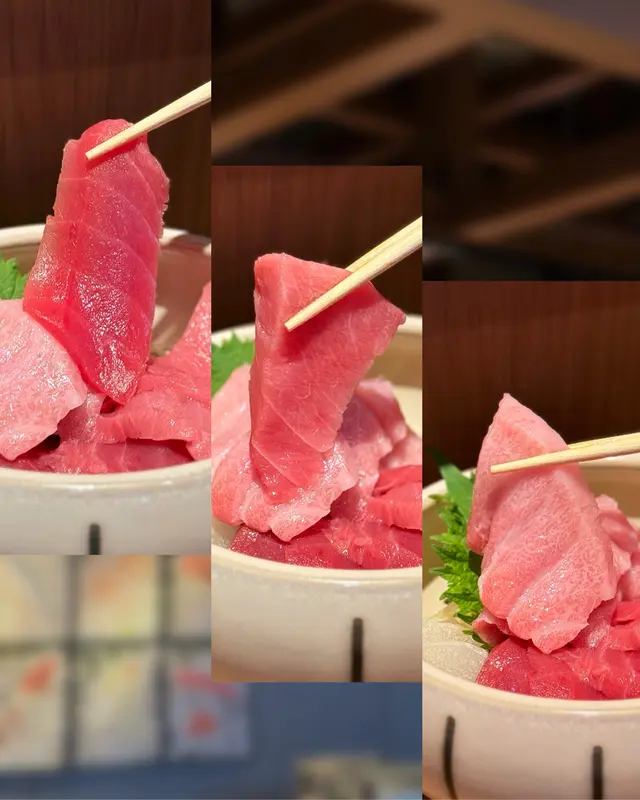 三味吞拿魚丼