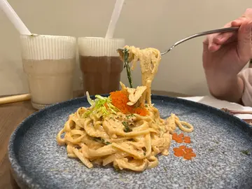 招牌明太子蟹肉扁意粉