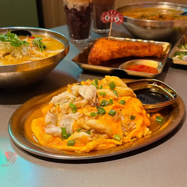 滑蛋粒粒蟹肉飯