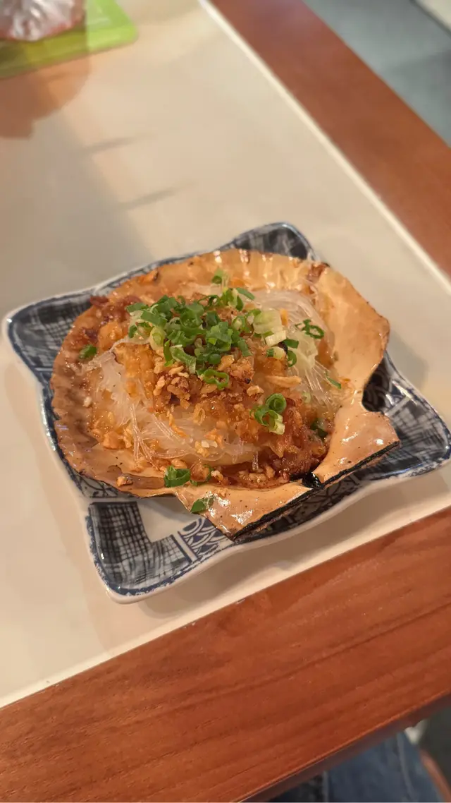 紅蔥油蒜蓉粉絲燒元貝