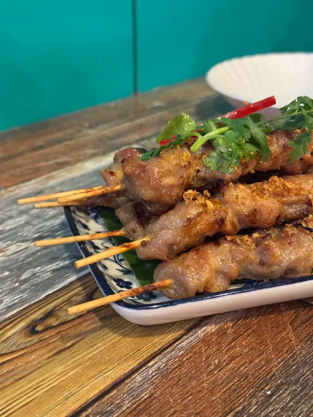泰式豬肉串燒