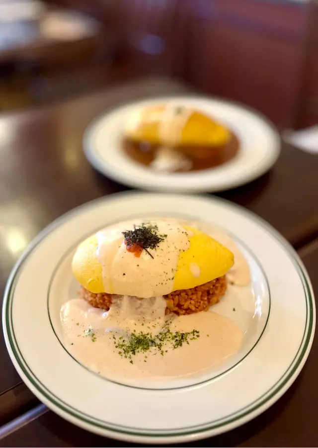 明太子奶醬蛋包飯