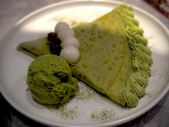 紅豆抹茶忌廉可麗餅