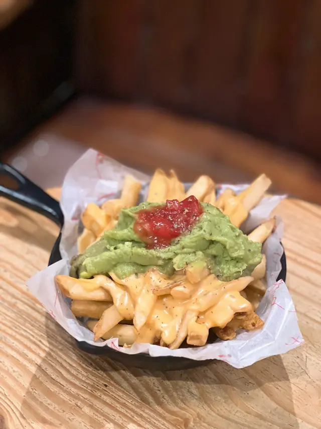 Guacamole Cheese Fries
