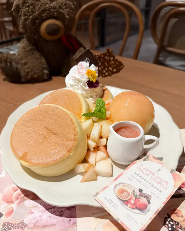 盛夏果漾白桃乳酪梳乎厘