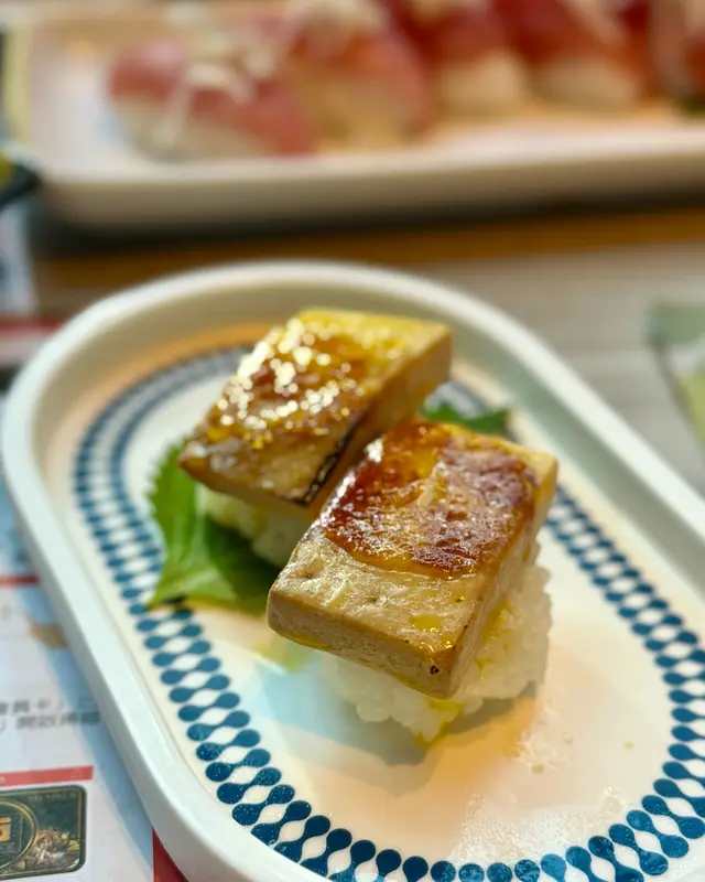 炙燒焦糖鵝肝壽司