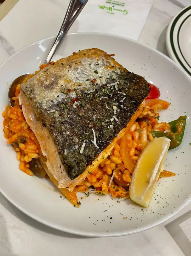 三文魚扒番茄意大利飯