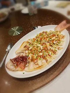 香麻海鹽蒸東星斑