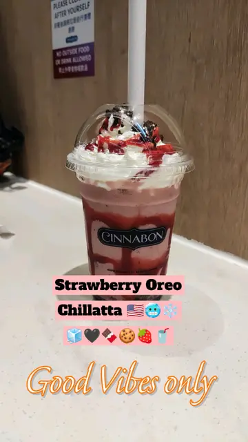 Strawberry Oreo Chillatta 🇺🇲🥶❄️🧊🖤🍫🍪🍓🥤
