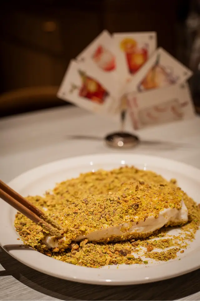 焦糖開心果牛奶麻糬