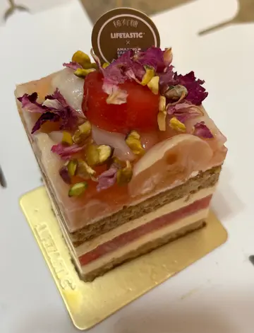 荔枝西瓜蛋糕(稀有糖) watermelon lychee layer cake (rare sugar)