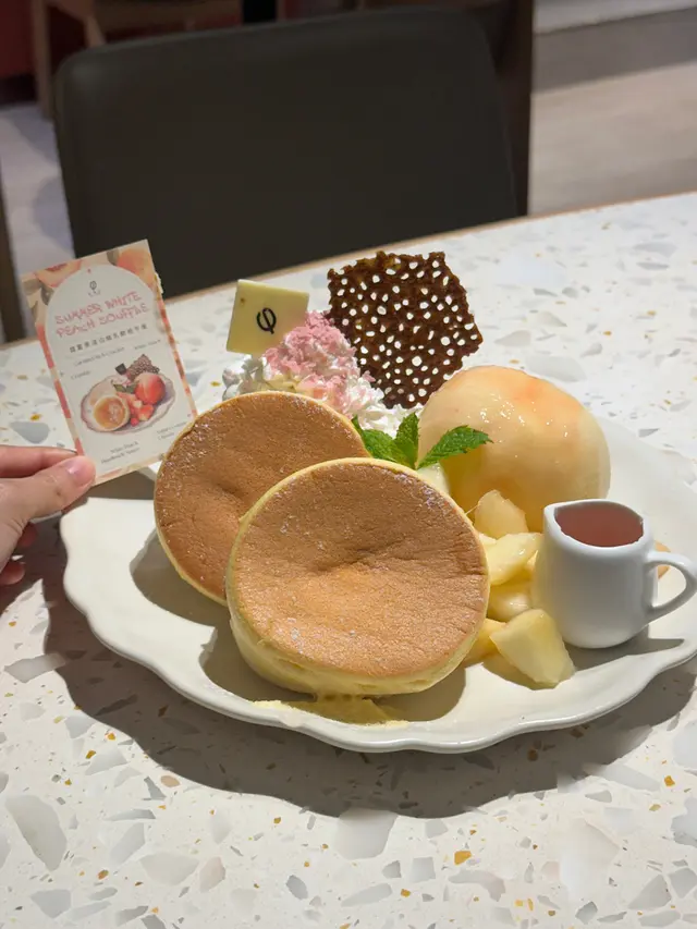 盛夏果漾白桃乳酪梳乎厘