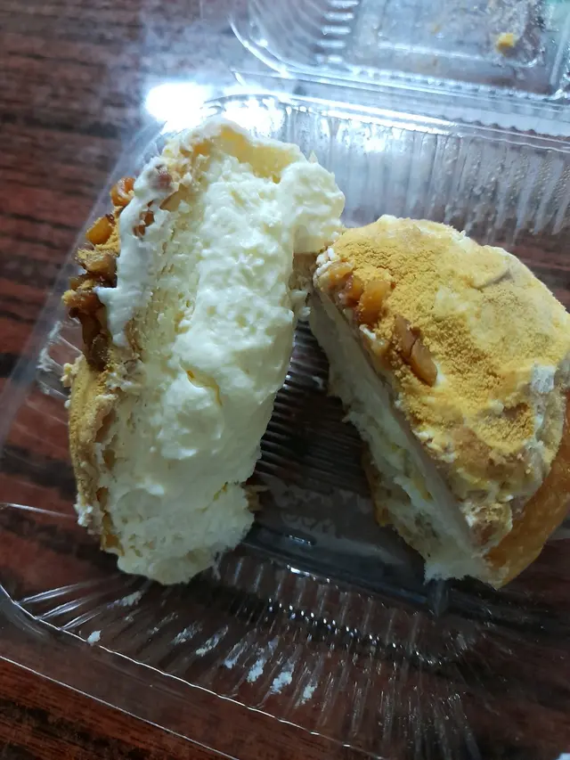 切開嘅原味香草冰心