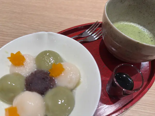 鎌倉紅葉茶屋抹茶白玉
