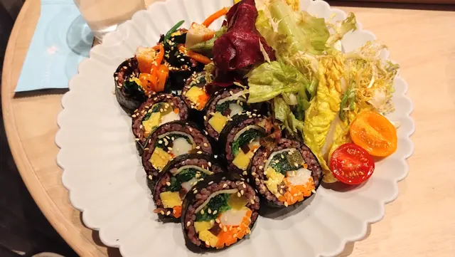 蟹柳蛋黃醬紫菜包飯卷