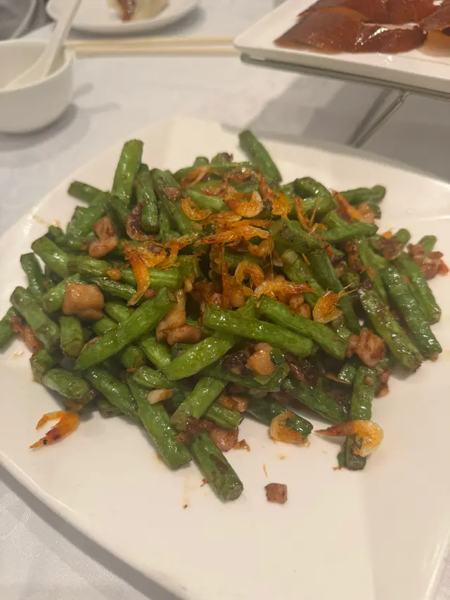 櫻花蝦雞粒四季豆