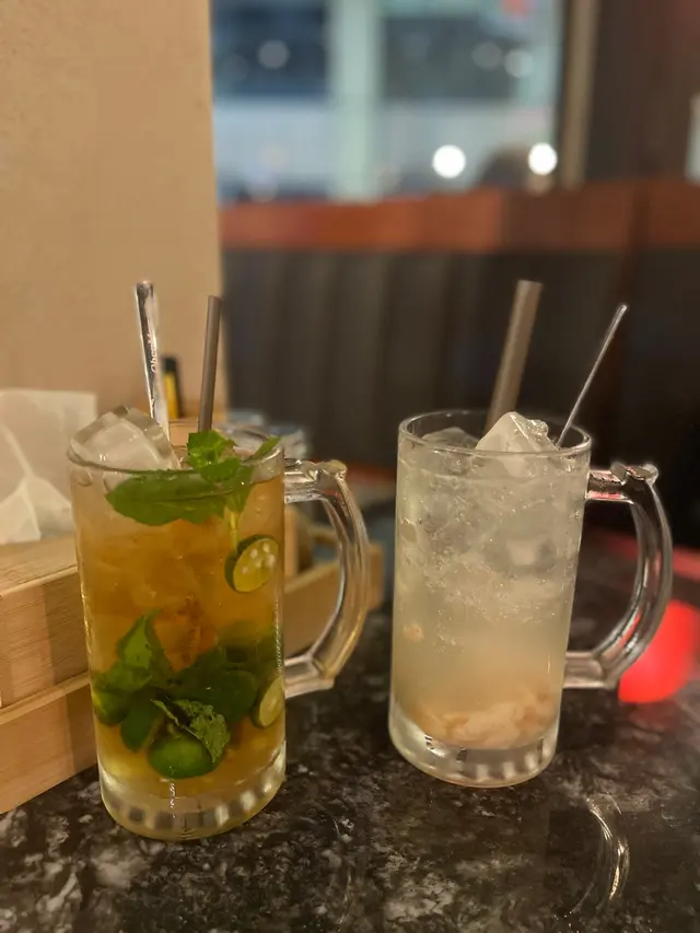 桔仔薄荷鴨屎茶& 荔枝檸檬梳打