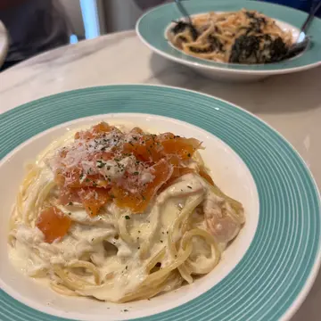烟三文鱼意粉