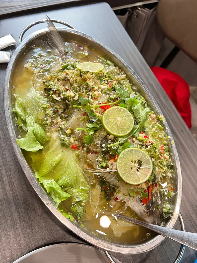 青檸酸辣明鱸魚