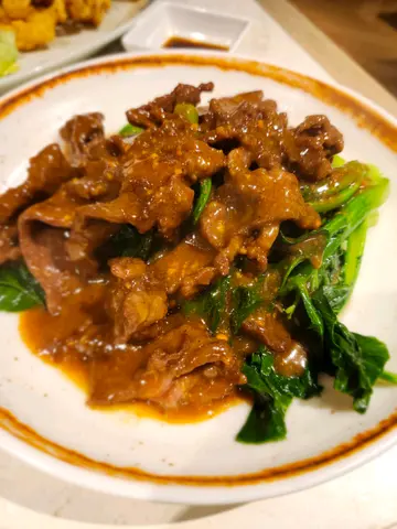 沙茶牛肉芥兰