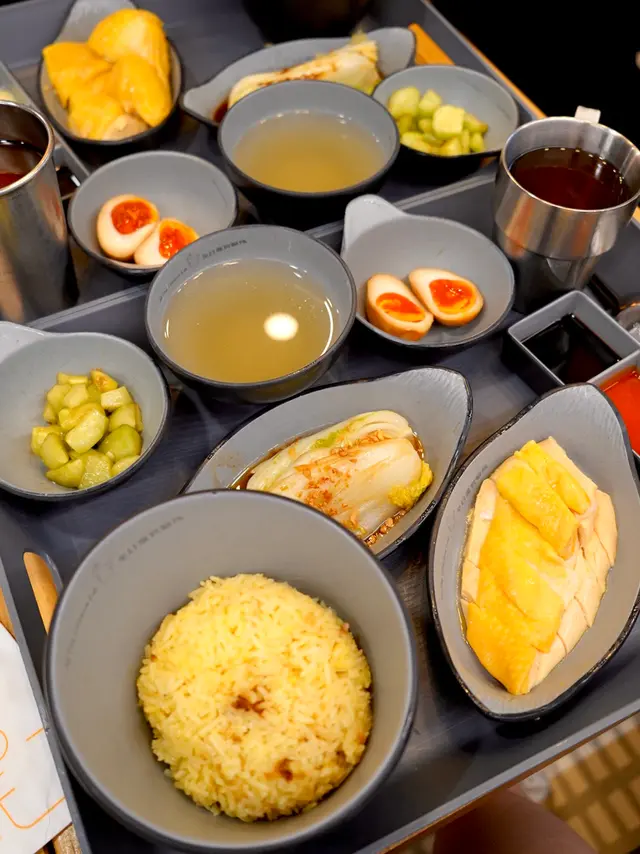 溫泉雞胸柳套餐配香飯