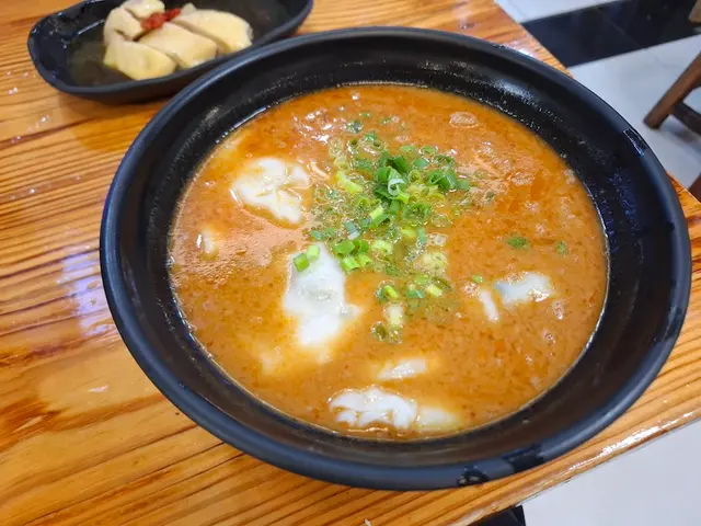 菜肉雲吞擔擔麵