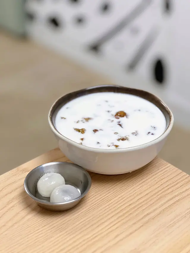 4.3牛乳桃膠芋圓