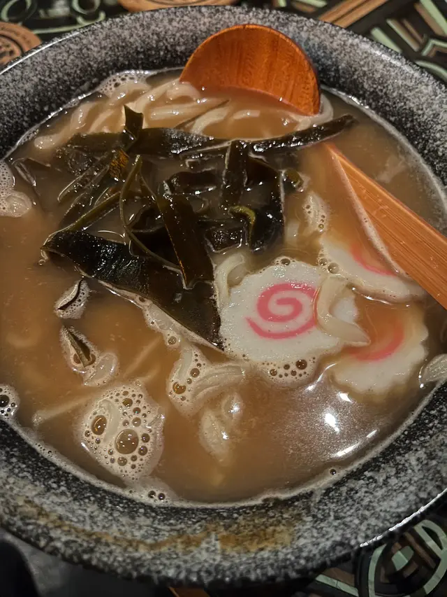 蝦湯烏冬