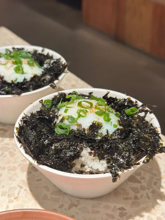香蔥海苔溫泉蛋拌飯