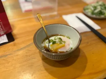 辛味噌沾麵配溫泉蛋