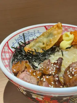 紫菜牛柳粒丼套餐