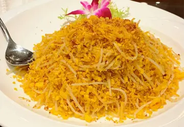 蟹肉桂花炒瑤柱
