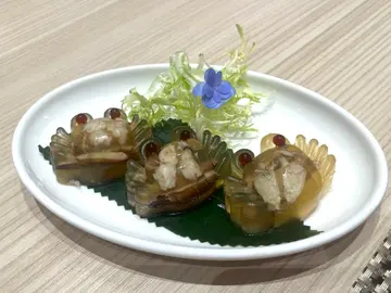 水晶蟹肉冻