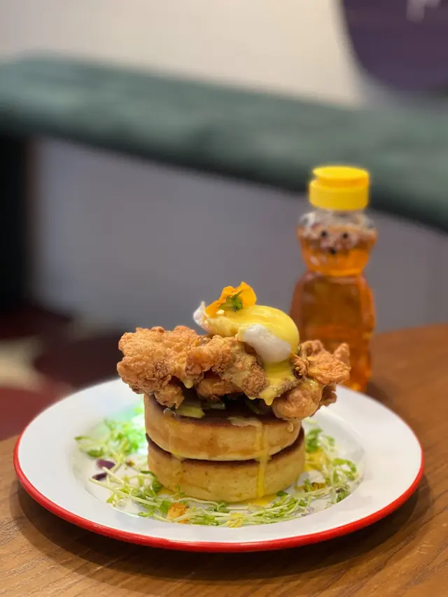 Karaage Chicken Pancake