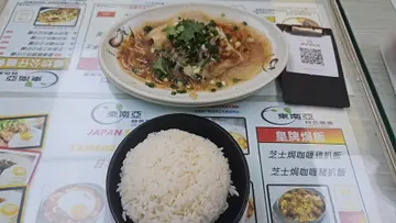 蒜香日本帆立貝龍利柳飯
