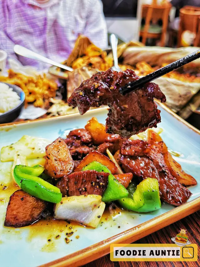 蜜椒薯仔牛柳粒