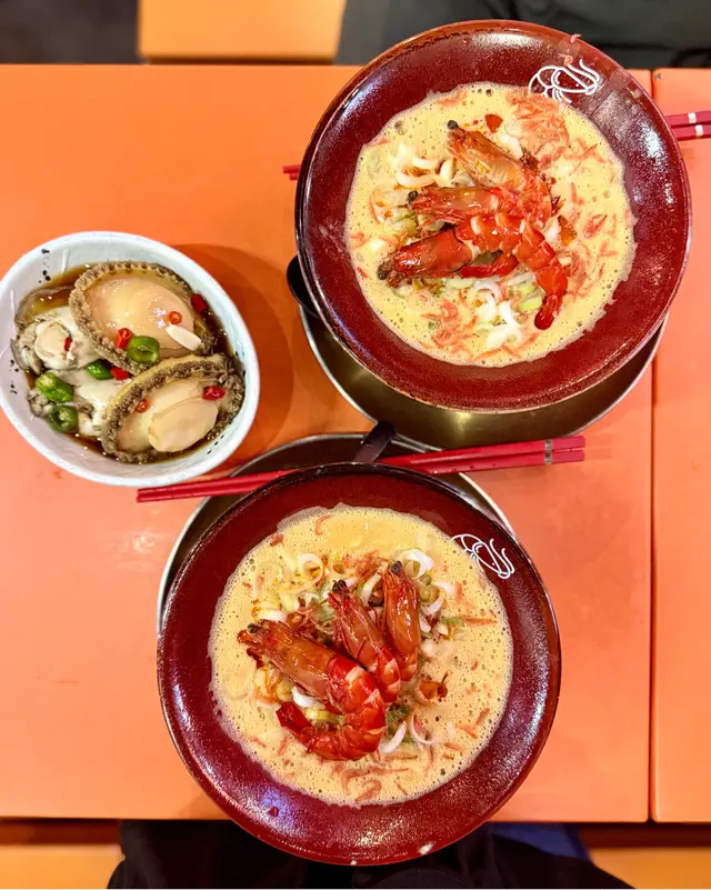 蝦湯麵