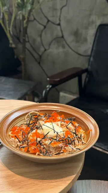明太子蟹肉意粉